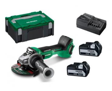 Akku- Winkelschleifer HITACHI G1813DA inkl. Akkus + Ladegerät