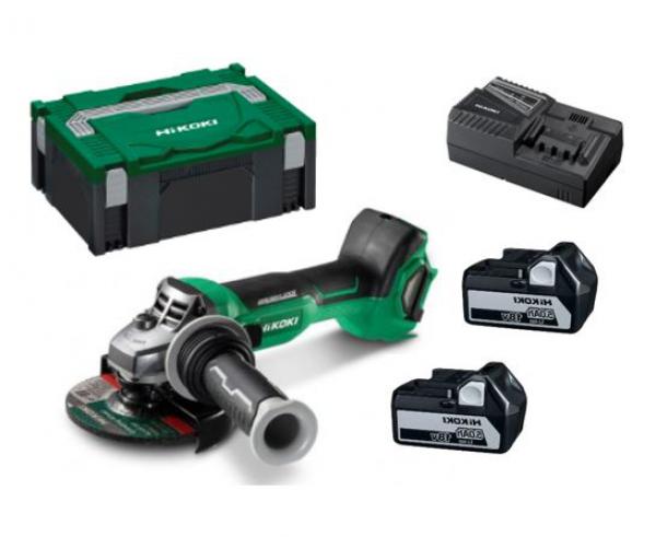 Akku- Winkelschleifer HITACHI G1813DA inkl. Akkus + Ladegerät