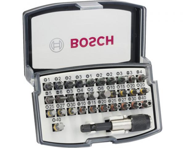 10 Stück Universal Bit- Set BOSCH Extra- Hart 32-teilig