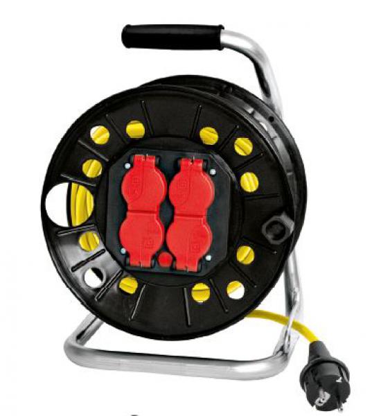 2 Stück Kabeltrommel TOPLINE 1 mit 40 m Kabel